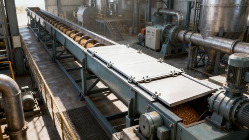 أحدث حلول الشركة حول التطبيق الفعال للناقلات اللولبية على شكل حرف U في مصانع الأعلاف