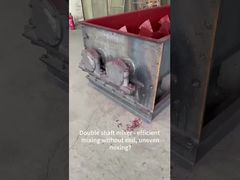 ناقل برغي متعدد الأعمدة مخصص خلاط مزدوج العمود - خلاط مجداف مزدوج العمود للخدمة الشاقة للخرسانة