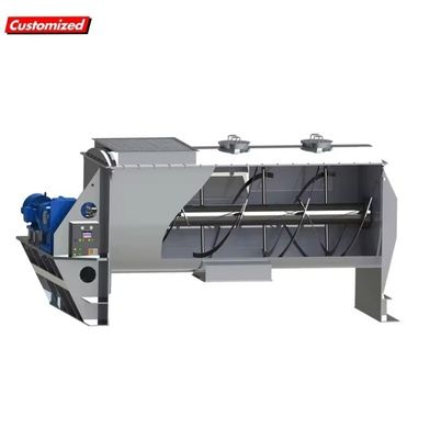 سعر جيد آلة خلط مسحوق الفولاذ المقاوم للصدأ SUS304 الأوتوماتيكية مع تصميم على شكل U وسهلة تثبيت خلاط الشريط الأفقي الانترنت