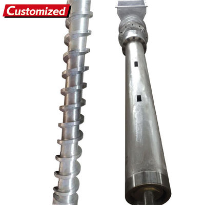 سعر جيد مكبس لولبي دقيق معاد تدويره من البلاستيك المخصص، جلبة أسطوانة لولبية واحدة، فولاذ مقاوم للصدأ مناسب لمكبس البلاستيك PVC Plastify Extruder Single Screw Barrel الانترنت