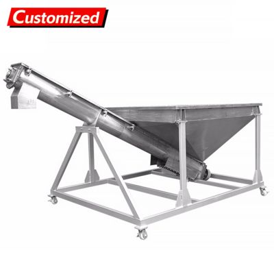 سعر جيد تصميم مخصص لجهاز التغذية المسمارية مع محرك التردد المتغير وهيكل المسمار العميق للتعامل مع المواد السائبة الانترنت