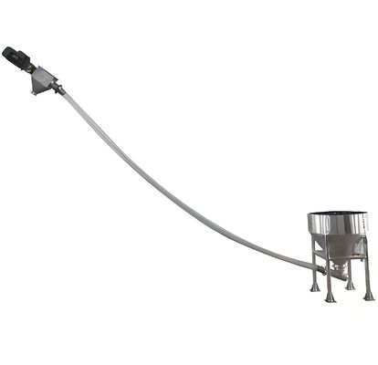 سعر جيد ناقل المسمار المرن من الفولاذ المقاوم للصدأ 304 عالي الكفاءة القابل للتخصيص لحمل الحبوب السائبة الانترنت