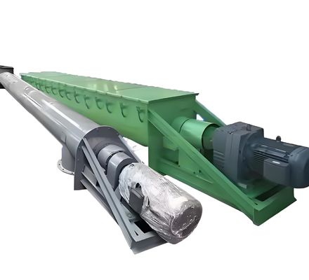 سعر جيد ناقل حلزوني عمودي منحني على شكل U مع أبعاد قابلة للتخصيص ، مادة مقاومة للحرارة ، ونظام التحكم التلقائي الانترنت