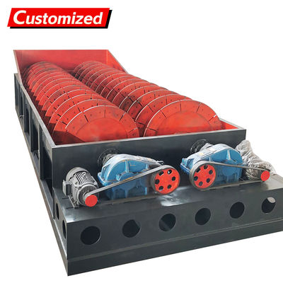 سعر جيد Industrial Double-Spiral Screw Classifier Sand Washing Machine for Fine Sand Gravel Grit Silica Washing الانترنت