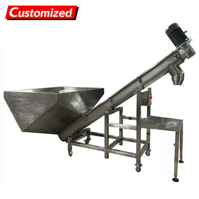 سعر جيد Material Screw Conveyor Feeder Competitive Price Customization Inclined Screw Auger Conveyor With High Efficiency Manufacturer's Factory الانترنت