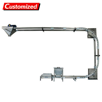 سعر جيد Custom Stainless Steel Tube Chain Conveyor for Stable Transport of Steel Drag Chain Conveyors Explosion-proof and airtight design (Suitable for Powdered Sugar) الانترنت