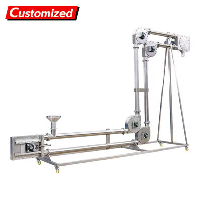 سعر جيد Fully Enclosed Pipeline Chain Conveyor Achieves Dust-Free Powder Transport Industrial-Grade Powder Zero-Leakage Environmental Equipment Supports OEM الانترنت