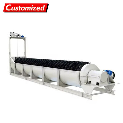 سعر جيد آلة غسل الرمل الحلزونية LX765 المخصصة للمعادن الصناعية من رمل السيليكا النهري، استثمار منخفض لغسل الرمل للبناء والطرق السريعة ومحطات الطاقة الكهرومائية ومصانع الرمل والحصى الانترنت