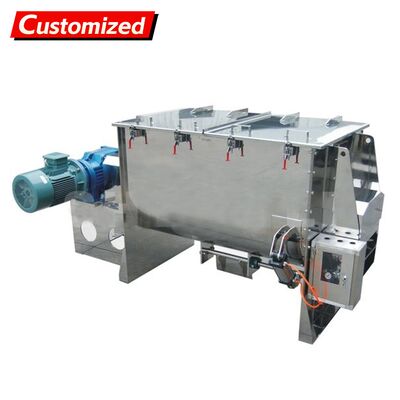 سعر جيد خلاط شريط من الفولاذ المقاوم للصدأ مخصص خلاط حلزوني خلاط كفاءة خلط عالية للمساحيق والحبيبات والمواد اللزجة والمعاجين مناسب للصناعات الكيميائية والأدوية والأغذية والأعلاف والبلاستيك الانترنت