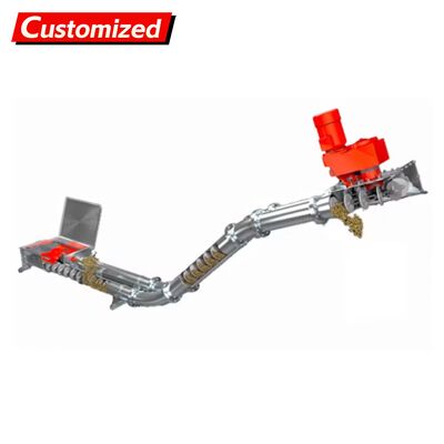 سعر جيد نظام نقل حلزوني من الفولاذ المقاوم للصدأ بدرجة صحية مخصصة، ناقل حلزوني 304/316، رافعة حلزونية (متخصصة للمواد المسحوقة والحبيبية) خدمات OEM/ODM الانترنت