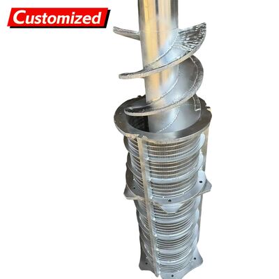 سعر جيد محمول المسمار المتواصل من الفولاذ المقاوم للصدأ المخصص شفرات دوامة من الفولاذ المقاوم للصدأ محاور المسمار للطاقة والتعدين والمزارع والعمليات البناءية الفولاذ المقاوم للصدأ، الفولاذ الكربوني وغيرها الانترنت