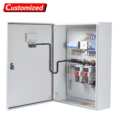 سعر جيد صندوق تحكم مضخة مقاوم للماء مع تصميم ثلاثي المراحل أربعة أسلاك لغرفة توزيع الطاقة 220V / 380V الانترنت