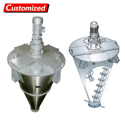 سعر جيد خلاط مسحوق مخروطي من الفولاذ المقاوم للصدأ SUS316L بسعة 50 لترًا مخصص لمعالجة المواد الكيميائية الانترنت